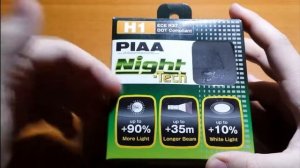 ОБЗОР ламп PIAA Night Tech