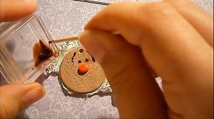 ЗИМНИЙ БРЕЛОК ОЛЕНИ ИЗ ПОЛИМЕРНОЙ ГЛИНЫ!