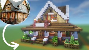 Как построить американский дом в Minecraft?