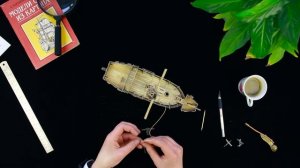 ШКОЛА СБОРКИ от Умной Бумаги | СРЕДНЕВЕКОВЫЙ ГОРОД Ганзейский Когг 268