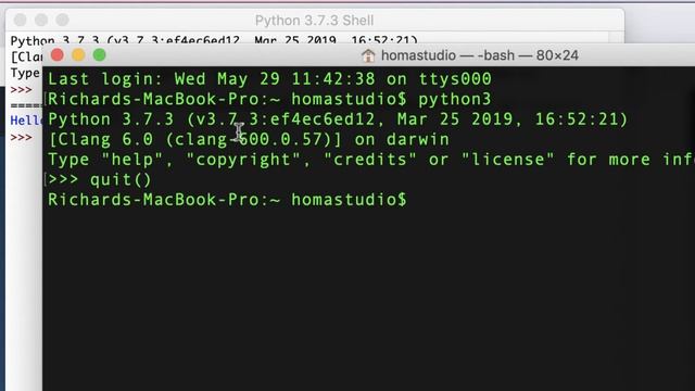 Installing Python - Mac