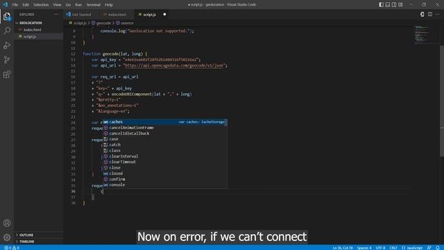 JavaScript Geolocation | Get Current Location or From Coordinates Lat Long with JavaScript and HTML