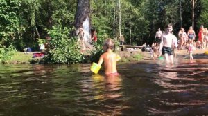 Комарово пляж Щучьего озера. 😊👍