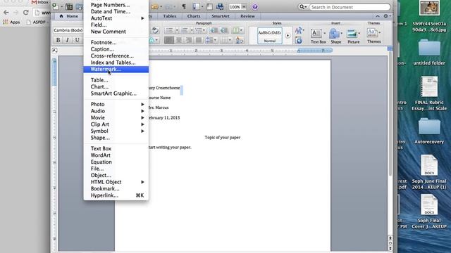 MLA Format Video Microsoft Word 2013 on a Mac смотреть онлайн