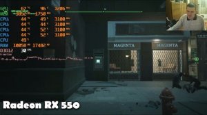 RoboCop: Rogue City на слабом пк RX550
