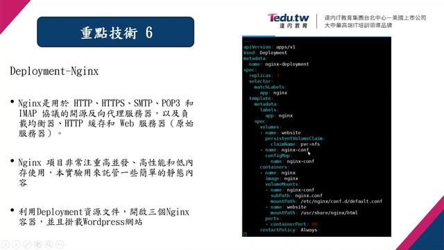 Docker與Kubernetes高可用彈性LNMP叢集建立，同時上線Wordpress網站專案簡報 смотреть онлайн