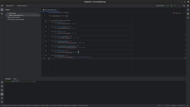 Test-driven Development en Python