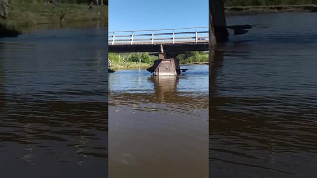 По реке вниз по течению, на SUP,  САПах