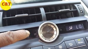 How to Adjust Clock Lexus NX 200t,How to set the Time Lexus NX200t,How to reset clock NX 200t,