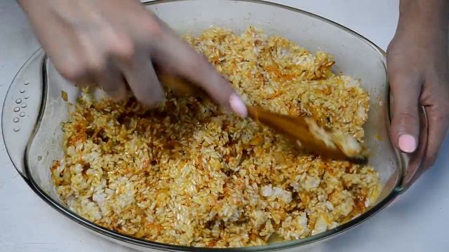 Курица с рисом в духовке смотреть онлайн