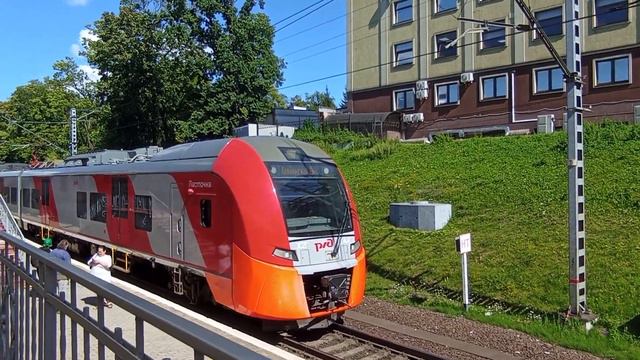 Электропоезд ЭС2Г 044 с сообщением Калининград Зеленоградск смотреть онлайн