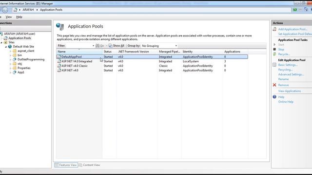 IIS application pools in arabic смотреть онлайн