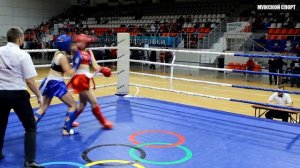 К-1. Абрамова Ксения (красный) - Корсунцева Александра (синий). День 2. ПФО в Уфе. 12.02.2021г.