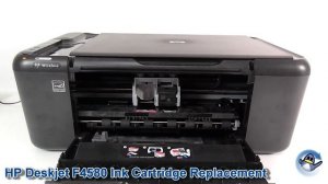 HP Deskjet F4580: How to Replace Ink Cartridges