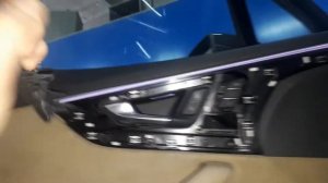 Снятие  передней обшивки двери Audi Q7 2020