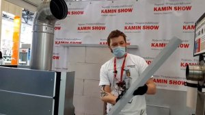 KAMIN SHOW - Изоляция стены от камина плитами SkamoEnclosure Board от Skamol