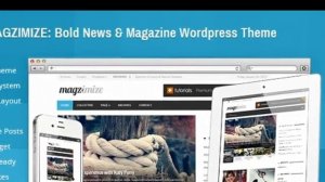 Magzimize: Bold News & Magazine Wordpress Theme