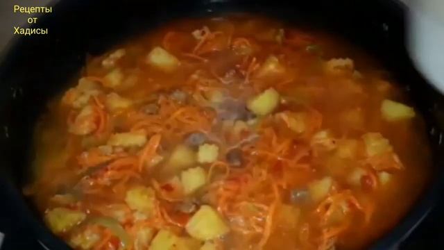 Вкусный обед или ужин за 30минут! МАКАРОН ПАЛОВ!Таджикская кухня❤