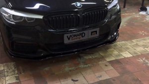 Гармоничный сплиттер под передний бампер для BMW 5 серии G30 в М пакете от #MaxtonDesign
