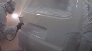 рихтовка и покраска авто задней двери Т5