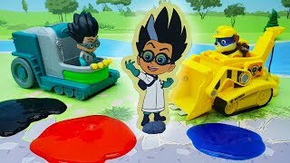 Мультики для детей с игрушками Щенячий Патруль Герои в масках Статуя! Игрушечные видео.mp4 смотреть онлайн