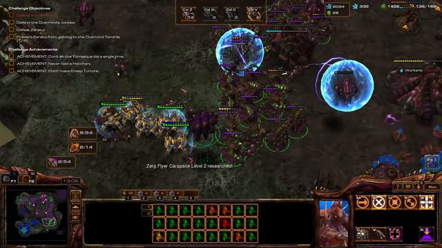 Starcraft 2 Wings Of Liberty Reversed Campaign Mission 14 Challenge mode all achievements смотреть онлайн