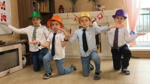 Танец на 23 февраля. Детский сад. Минск.