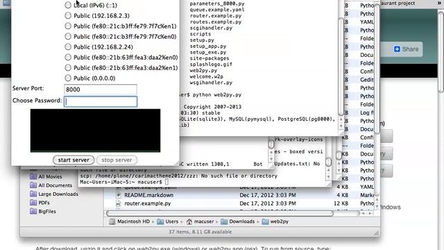 Installing Web2py on Unix смотреть онлайн