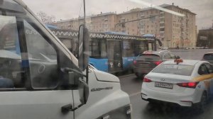 Автобус №е29. Метро "Филёвский парк" - Метро "Каширская"
