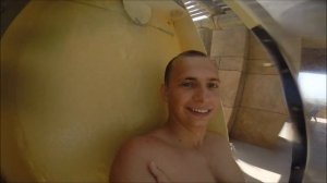 Самая страшная горка в аквапарке в Дубае, капсула, Water Park in Dubai