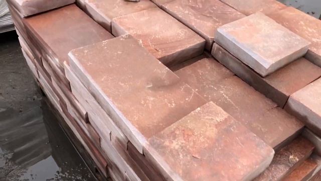 Брусчатка пиленная,термообработанная и галтованная