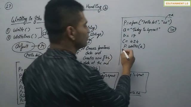File Handling | Class 12 Computer Science with Python (Video 27)
