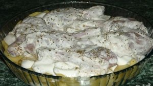 Куриные ножки с картофелем