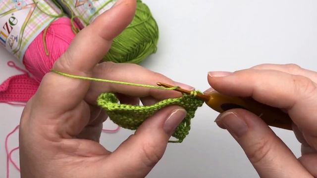 Прибавка крючком. Как делать прибавки крючком. 2 столбика в 1 петлю. Вязание крючком для начинающих смотреть онлайн