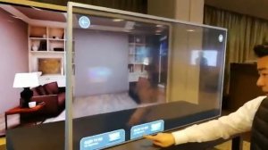 Прозрачные интерактивные OLED мониторы. Интерактивная голографическая витрина нового поколения.