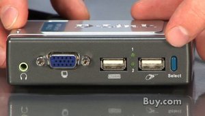 D-Link KVM-221 2-Port USB KVM Switch with Audio Support
