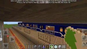 Оборотный тупик станции заельцовская Новосибирского метро в Майнкрафт