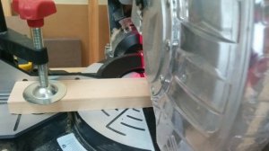 Делаем "прицел" на торцовочную пилу (результат)