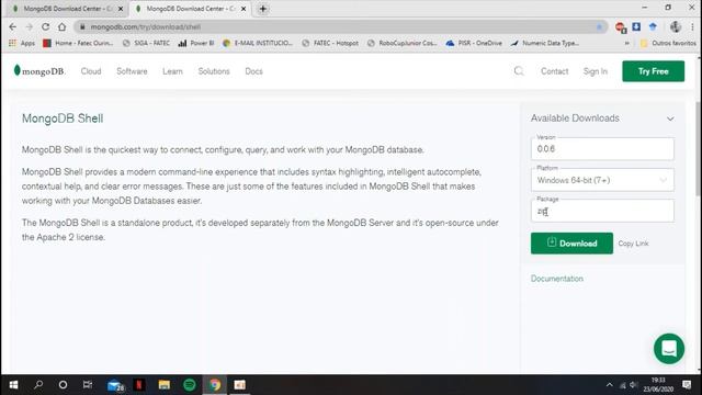AULA 01 - DOWNLOAD mongoDB смотреть онлайн