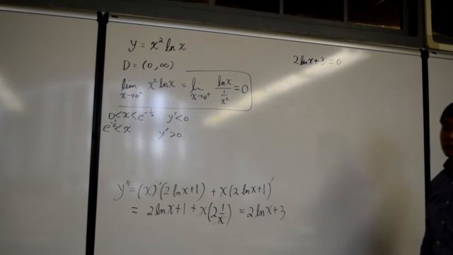 Curve Sketching x^2 ln(x) смотреть онлайн