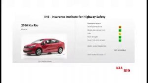 Краш тест KIA RIO и VW POLO sedan