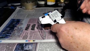 Ремонт подсветки очков.