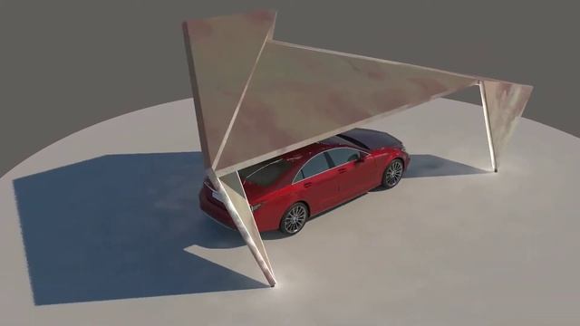 Проект-идея CYBER PUNK навес для авто. Ссылка в описании смотреть онлайн