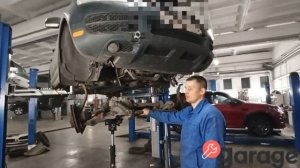 VW Touareg снятие стартера