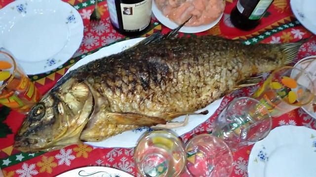 Сазан запеченный в духовке..