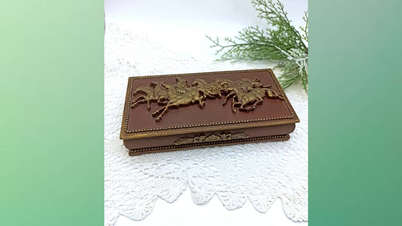 Декор шкатулки купюрницы