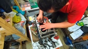 Сборка двигателя ваз 2101-2107. Сборка блока пошла не по плану, мотор явно не хочет ни куда ехать))