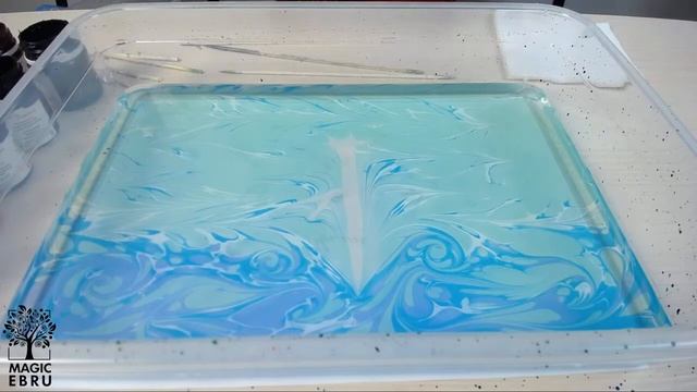 Magic EBRU Урок № 4 Рисуем на воде 'Дерево' смотреть онлайн