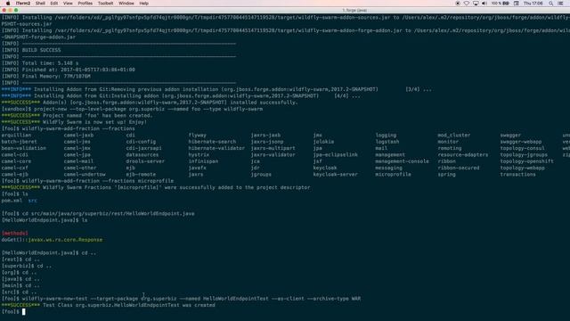 Develop A Microservice with Forge, WildFly Swarm and Arquillian. Keep It Simple. смотреть онлайн