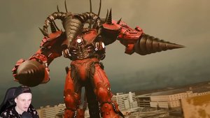 Реакция на Зелела "Титан дрель Мэн демон!"